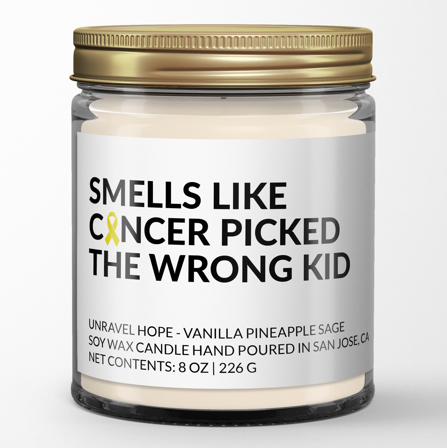 Unravel Hope Fundraiser Candle